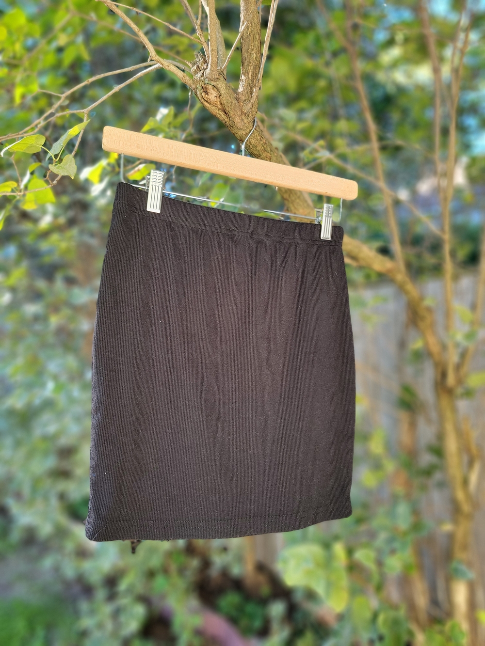 Classic Black + White Knit Pencil Skirts | Set Of (2) 100% Cotton